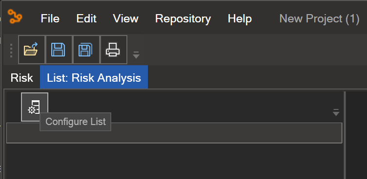 Configure list