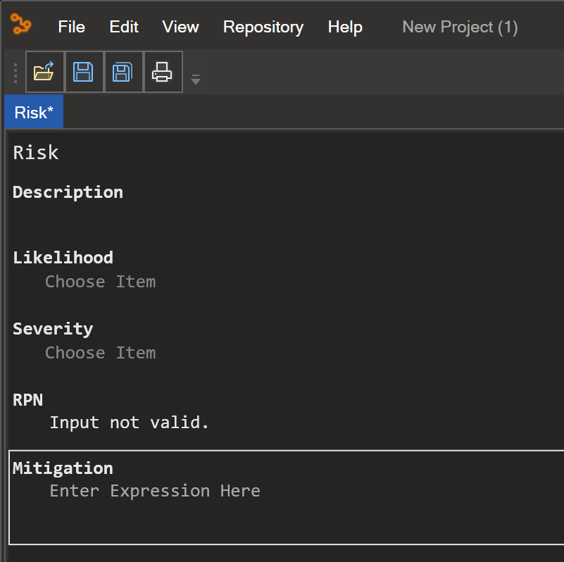 mitigation label